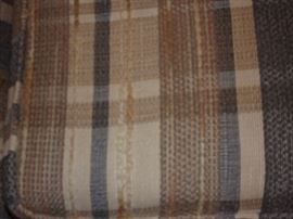 Plaid tweed sofa/couch