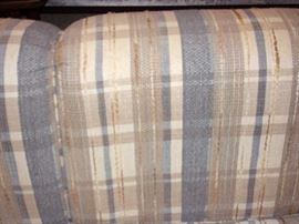 Plaid tweed sofa/couch