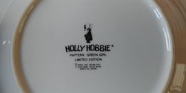 Holly Hobbie glasses, dishes and tea set