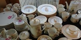 Holly Hobbie glasses and china