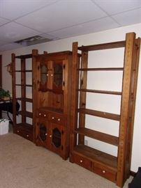 Frontier Manor Collection Hutch/Secretary/Bookshelves and more