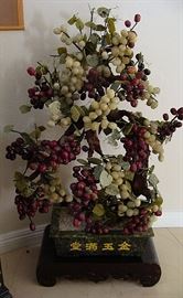 Approx 4 ft tall Jadite tree