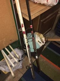 Fishing poles & supplies 