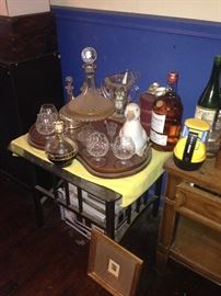 Waterford Ship's Decanter & Glasses
