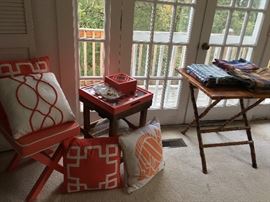 The table cloths are all cotton and wonderful!  Otherwise, Go Vols.