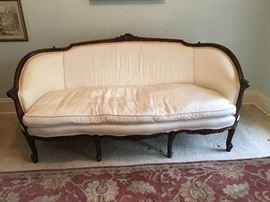 Excellent antique  French  sofa--ready for a re-do.
