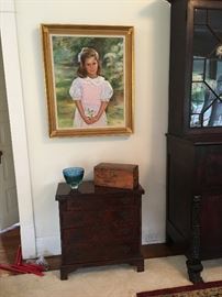 Art by Gordon Wetmore antique furniture from the Talmage family.