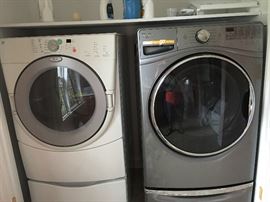 Whirlpool washer purchased recently and dryer.
