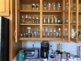 Various sets of glasses for your liquids of your choice including Ridel glasses.