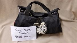 Snow Tire Chains- Used Once