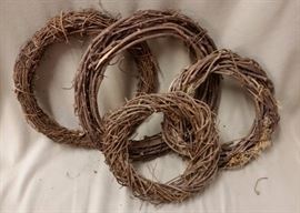 Grapevine wreaths 