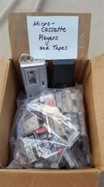 Micro-Cassette Players and Tapes