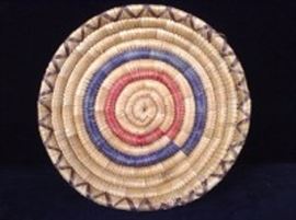 Basketry Plaque spiral design