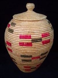 Hooper Bay Embroidered Basket
