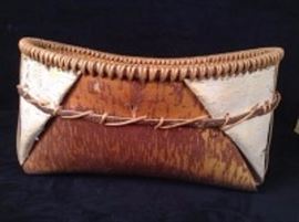 Native Alaskan Birch Basket 