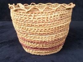 Salish Open Weave Basket 