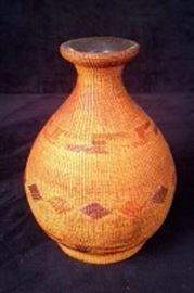 Tlingit Spruce Root Basket Jug 
