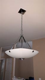 Light white and chrome.