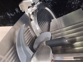 Hobart 2612 manual meat slicer with sharpener