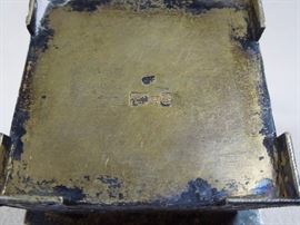 Moscow assay, metal purity and maker's marks.