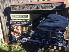 Lots of fun advertising signs