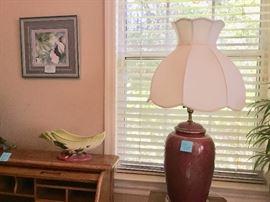 Original Zoe Mac, Hull pottery,  cloisonné type vase