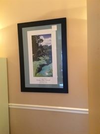 John Moran signed print 