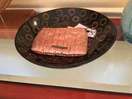 Lacquer bowl, nice clutch 