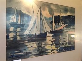 watercolor by  Guy De Bouthillier 