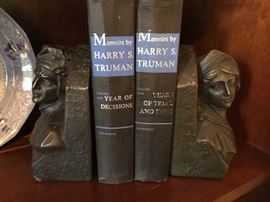 Dante & Beatrice 1920s bookends