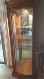 Jasper cabinet co. Lighted Curio