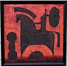 Large signed Luzon painting