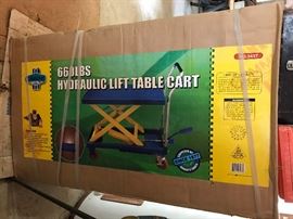 Cummins 660 lb Hydraulic Lift Table Cart -NIB!!