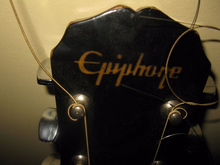 Epiphome guitar close up