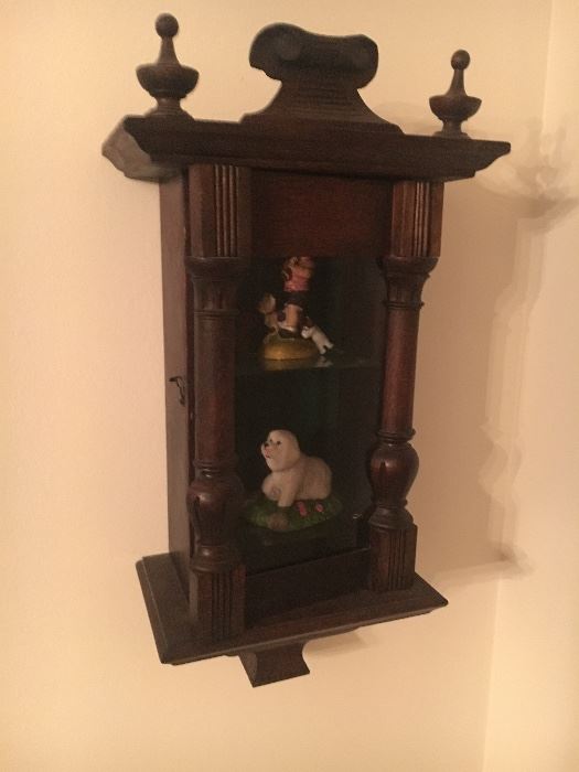 Antique Wall Display case
