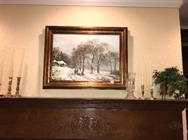 Beautiful artwork throughout the home