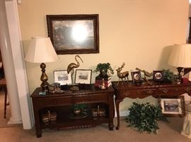 5 entry/sofa tables in the house