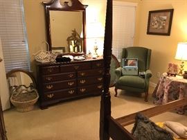 Another dresser and mirror