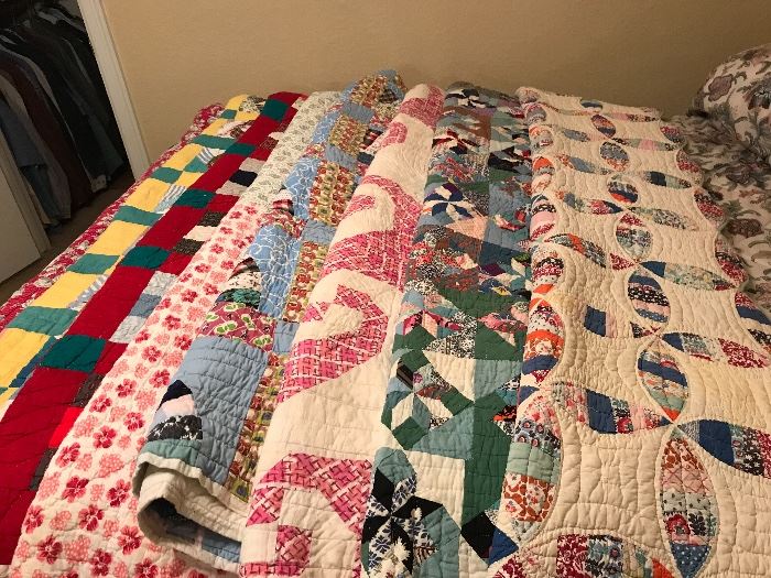 Beautiful old quilts 