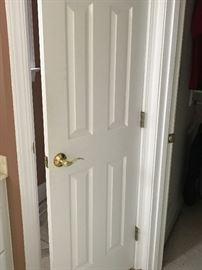 All interior doors throughout the house are for sale.