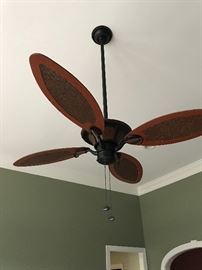 All fans throughout the house are for sale.  