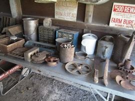 RUSTY IRON, galvanized tin