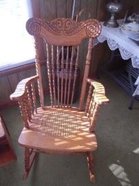 oak rocker
