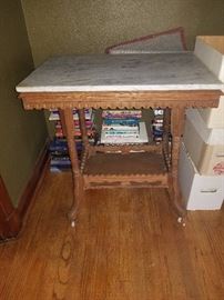 MARBLE TOP TABLE