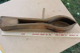 Vintage Wood Harness Clamp - Neat!