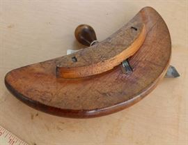 Vintage Tool - W/ Planer Blade and handle wood - Neat! See description & photo