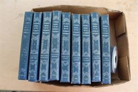 Set of 9 Books "Wonder Book of the World's Progress" - Know it all!.