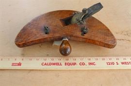 Vintage Tool - W/ Planer Blade and handle wood - Neat! See description & photo