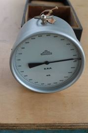 Aneroid - Barometer - R. FUESS BERLIN-STEGLITZ - Vintage Weather Instrument! w/ 

case!