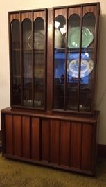 Mid Century Modern Style China Cabinet by Kellar